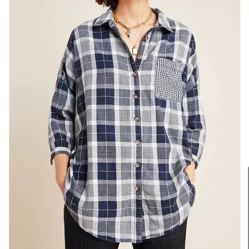 Anthropologie Pilcro Oversized Shirt